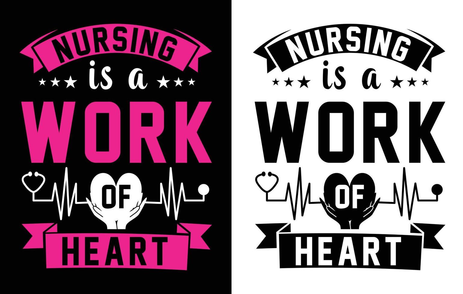 Nurse T-shirt Design Bundle vector