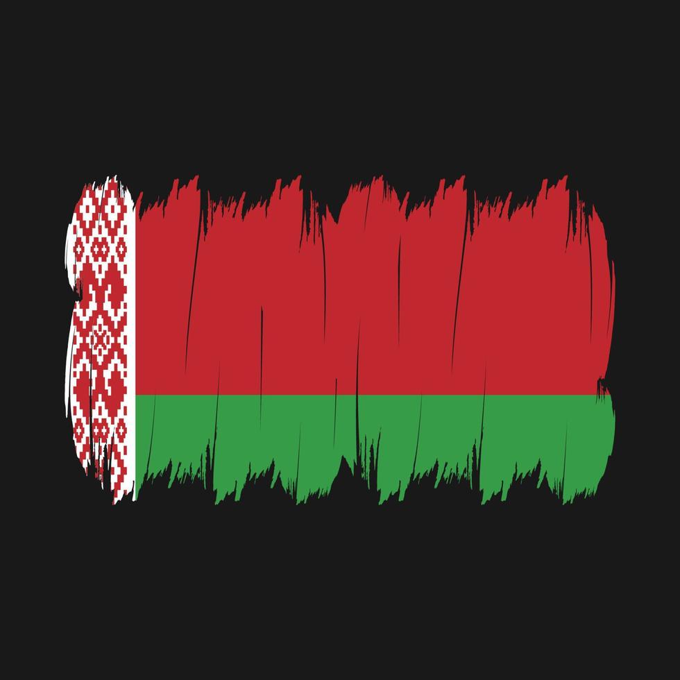 Belarus Flag Brush vector