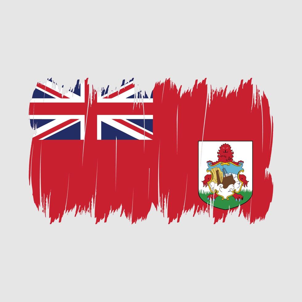 Bermuda Flag Brush vector