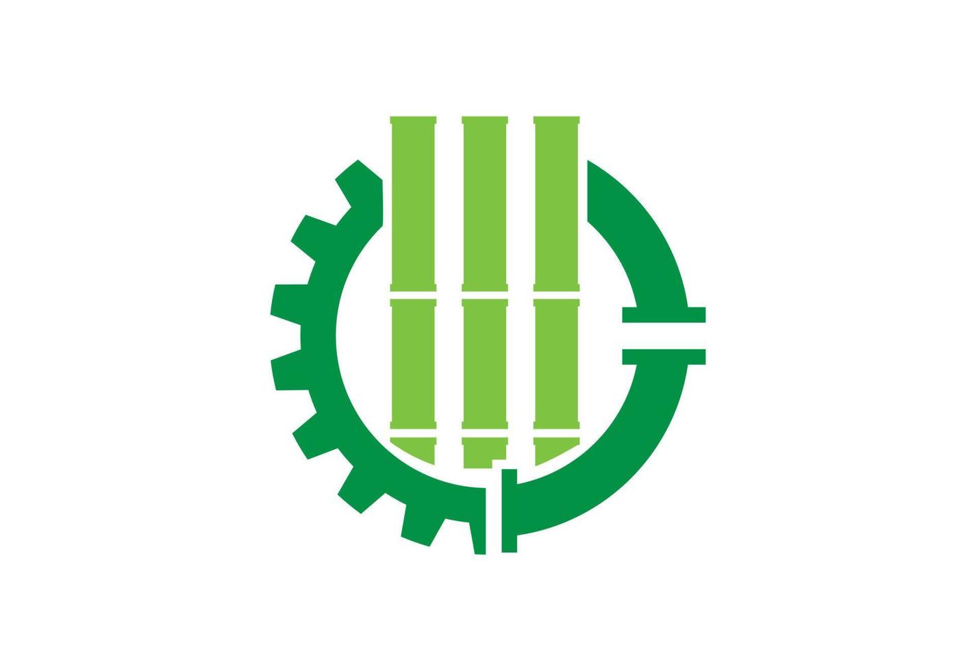 Bamboo Financial logo design, Vector design template