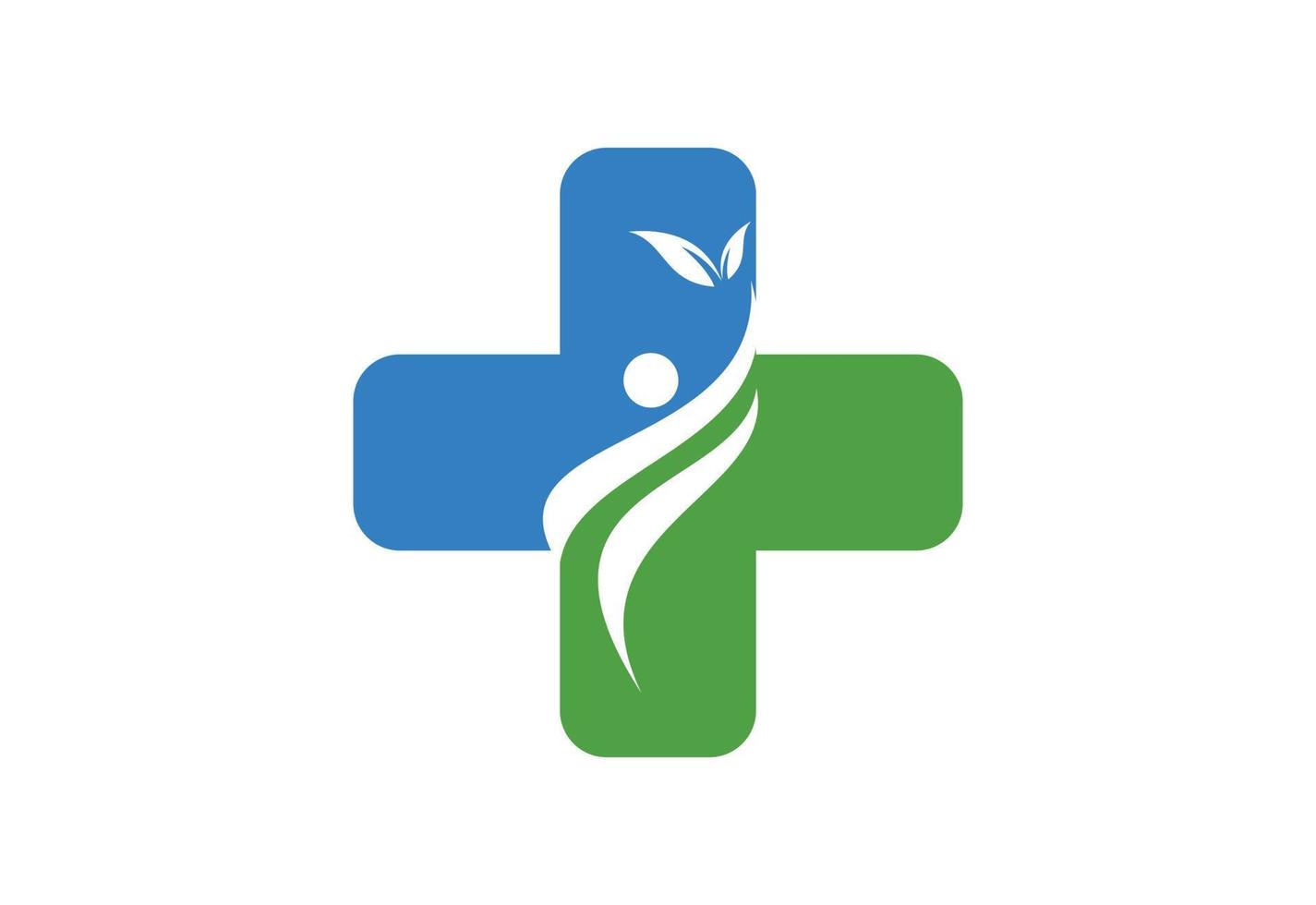 diseño creativo del logotipo de farmacia médica, concepto de diseño vectorial vector