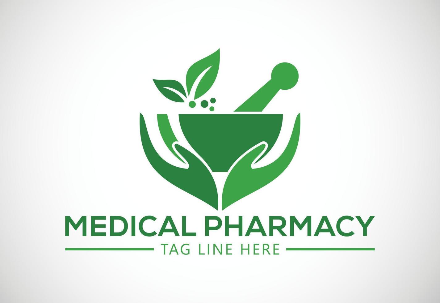 diseño creativo del logotipo de farmacia médica, concepto de diseño vectorial vector