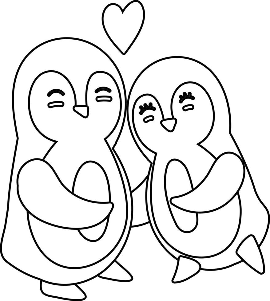 valentine day coloring pages vector