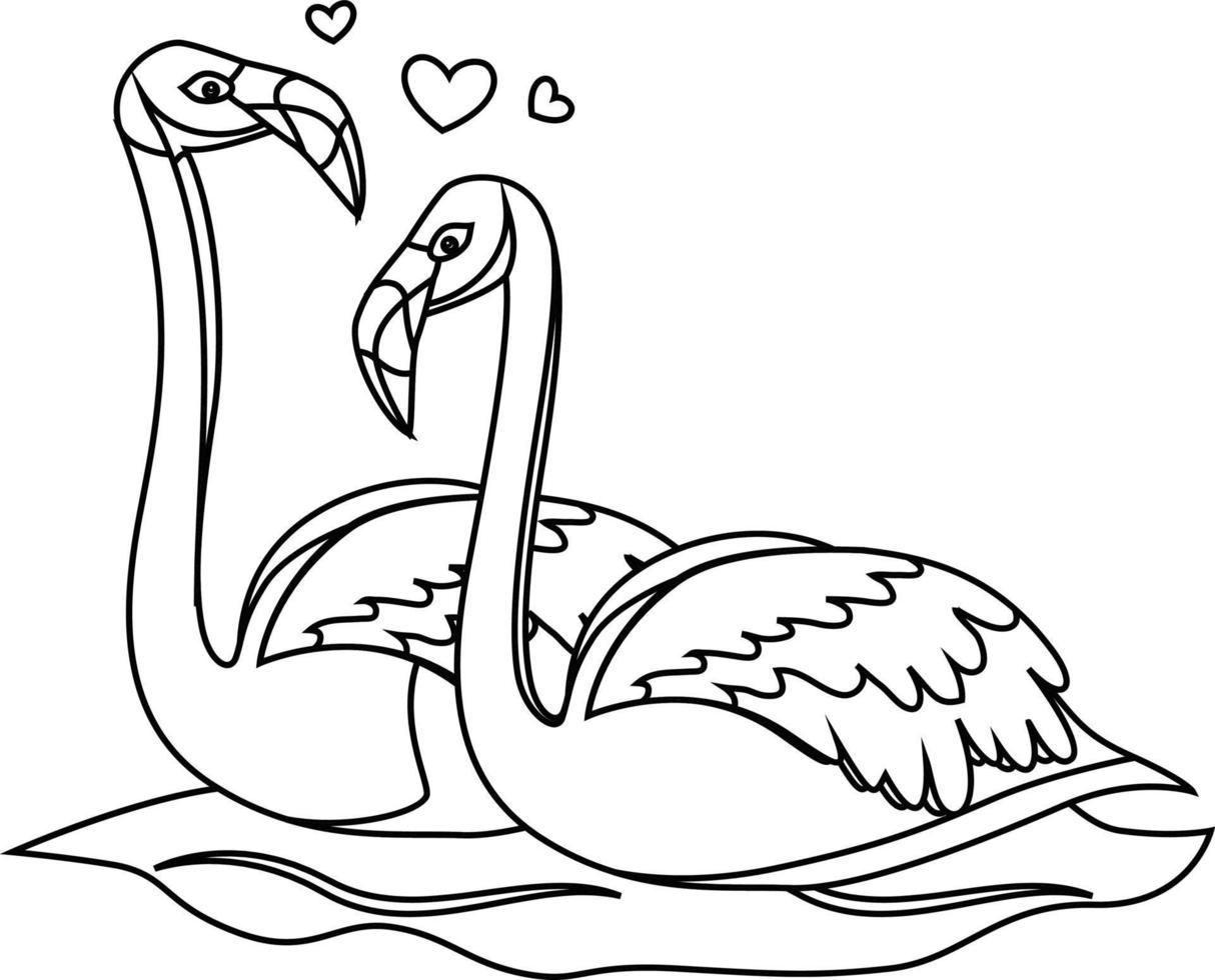 valentine day coloring pages vector