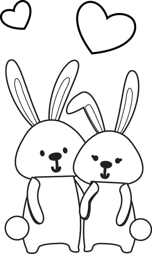 valentine day coloring pages vector