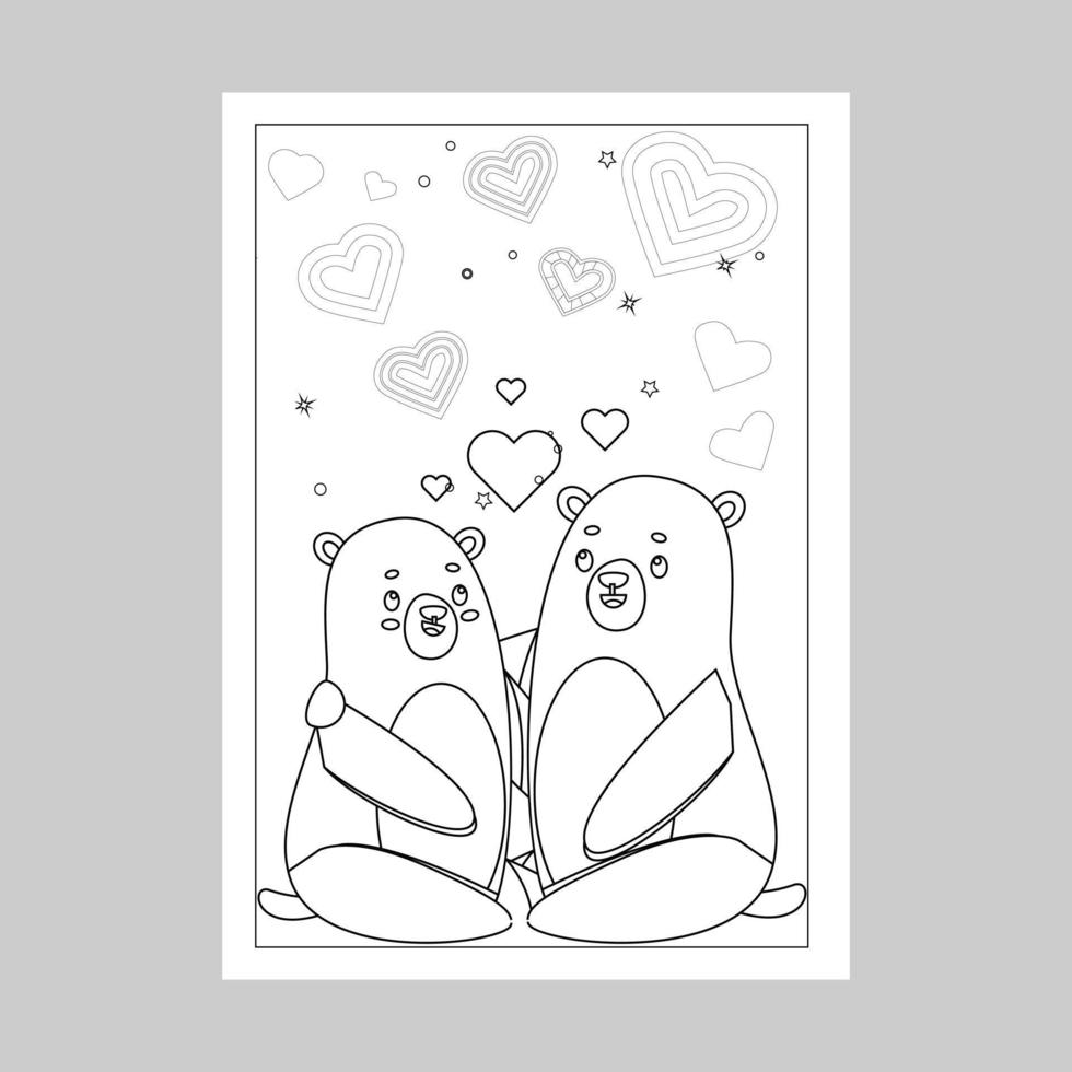 Valentine Day Coloring Page 5