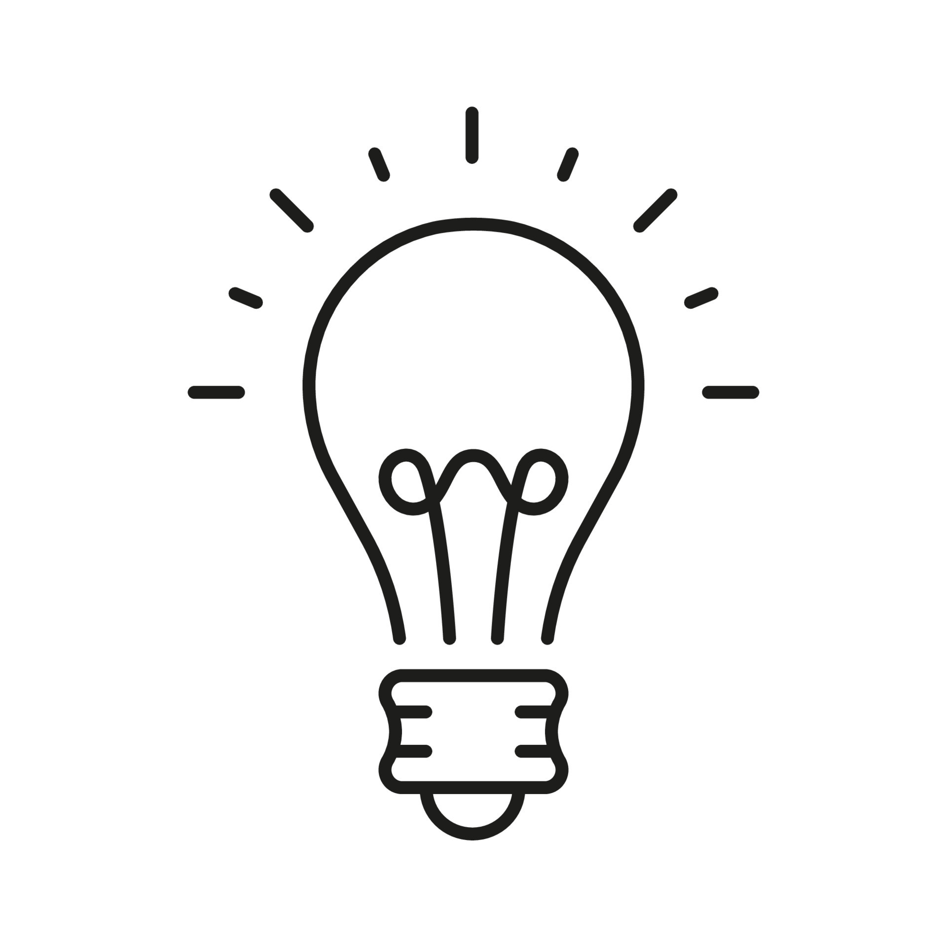 Idea lightbulb clip art