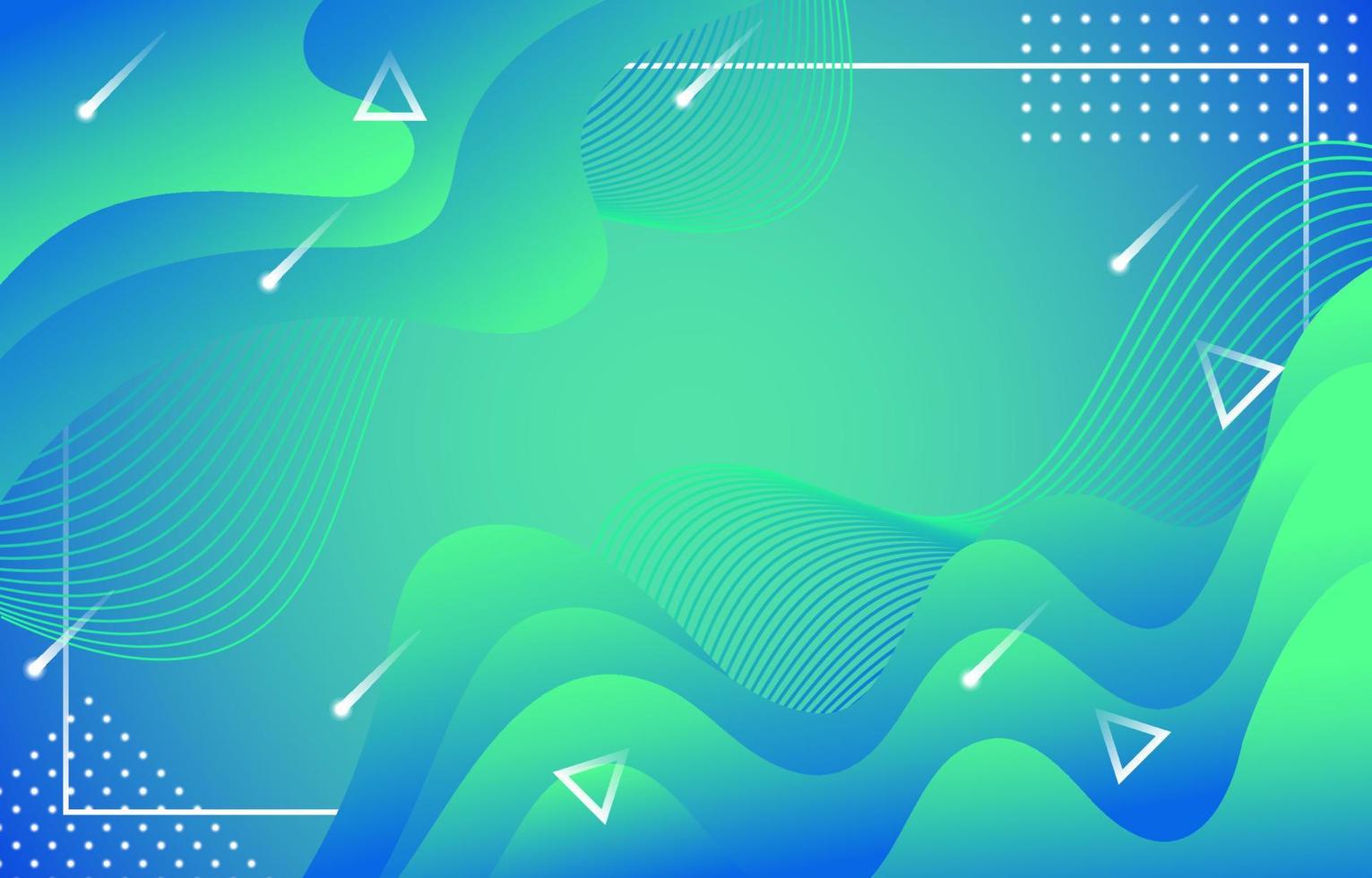 Blue Green Combo Background vector