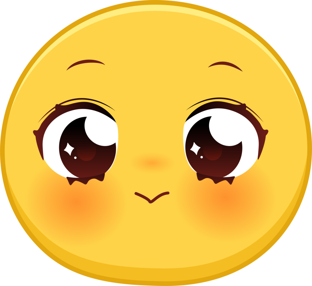 cute expression of emotion png