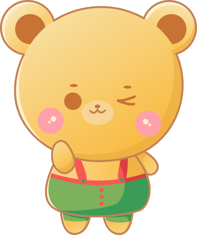 cute bear cartoon png