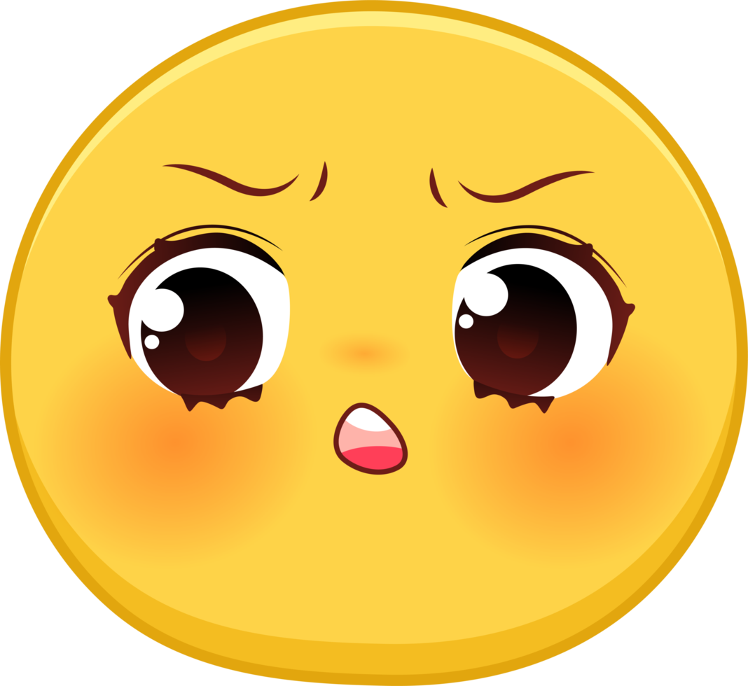 cute expression of emotion png