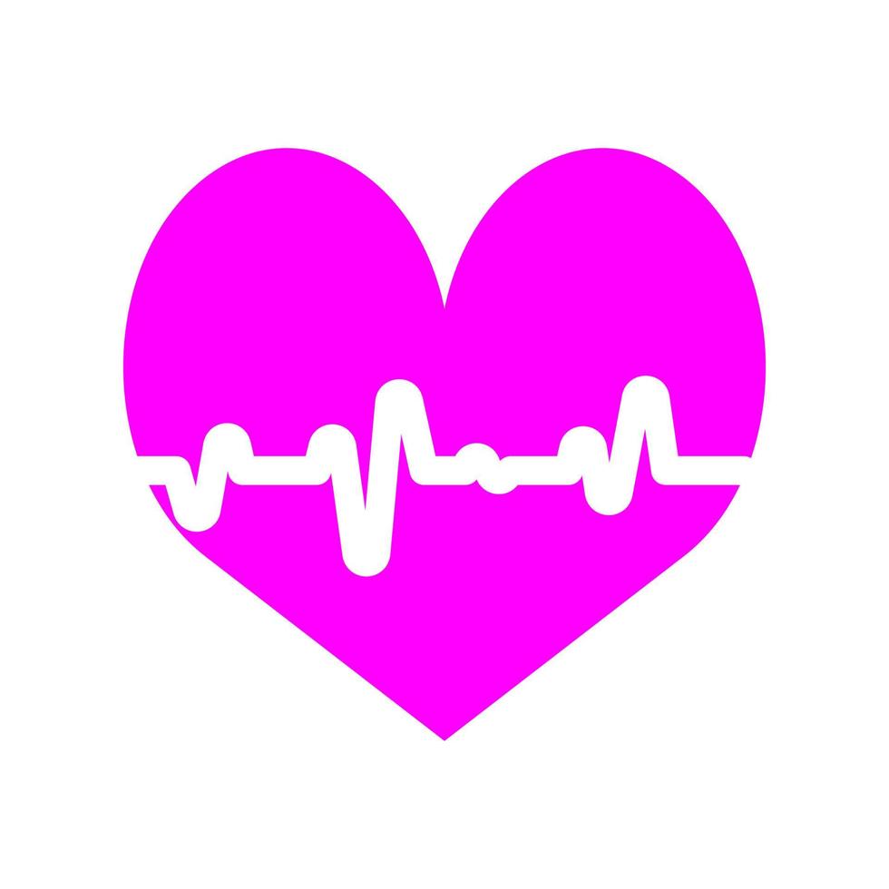 Heart rate icon vector design