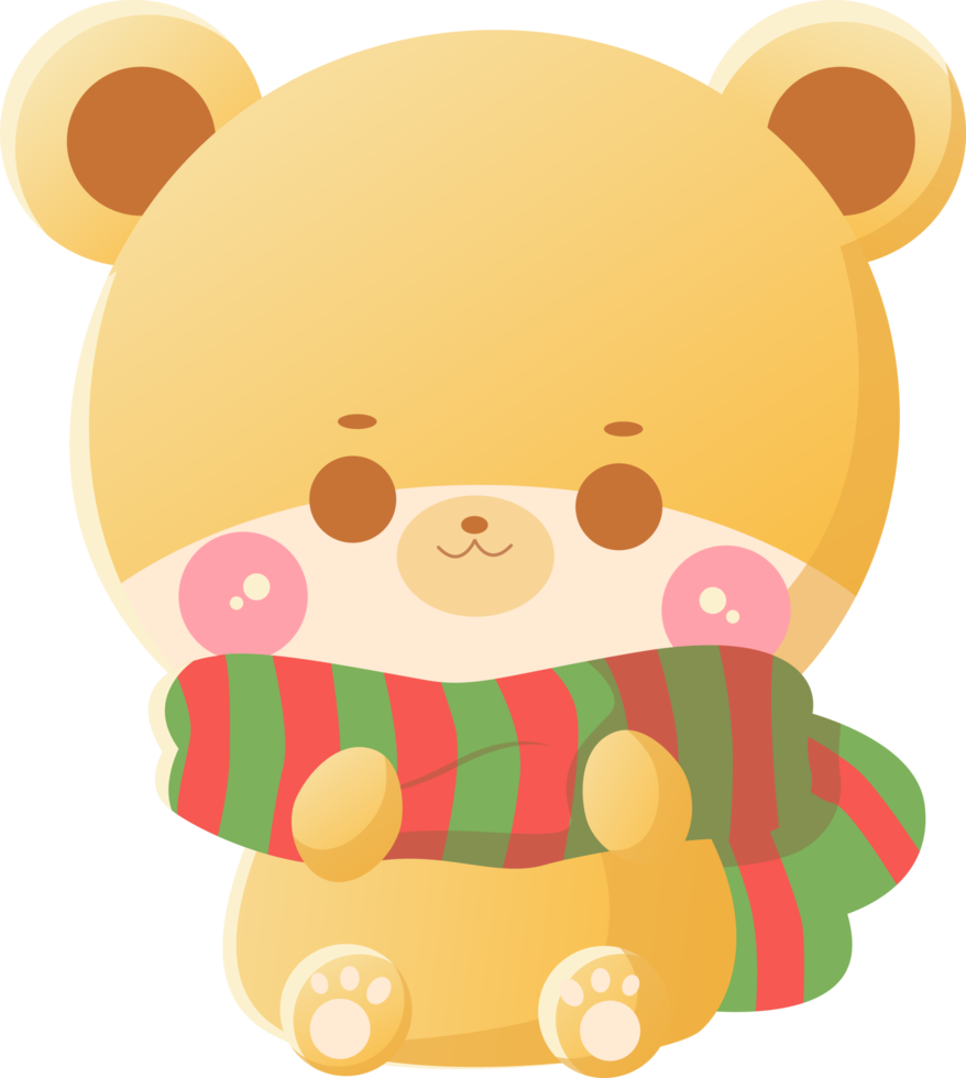 desenho de urso fofo png