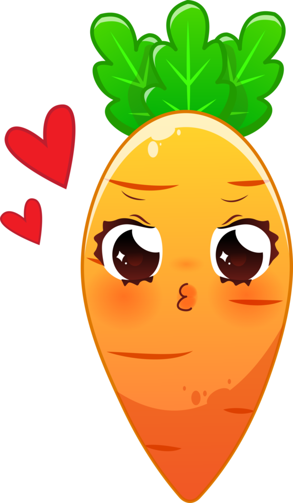 cute carrot cartoon png