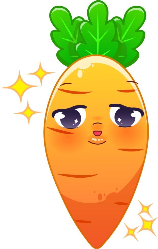 cute carrot cartoon png