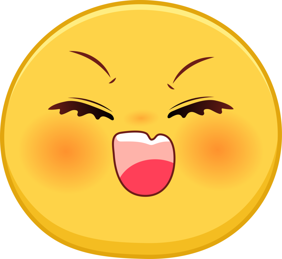 cute expression of emotion png