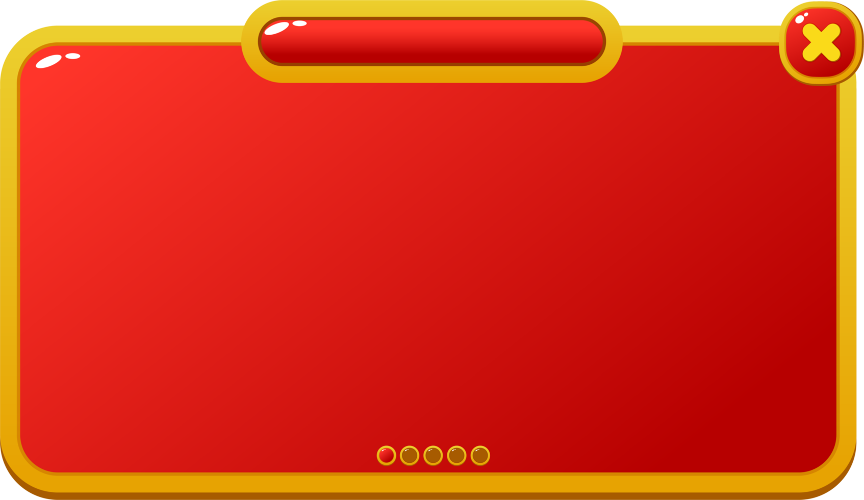 buttons and frames for game interface png