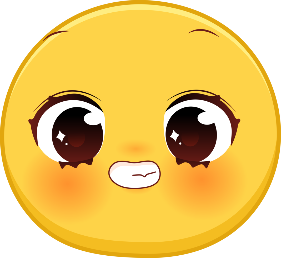 cute expression of emotion png