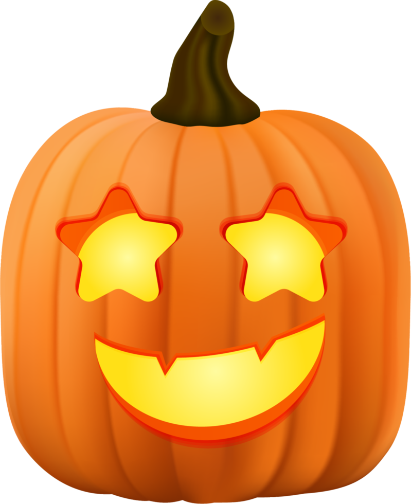 scary pumpkin halloween lantern realistic png