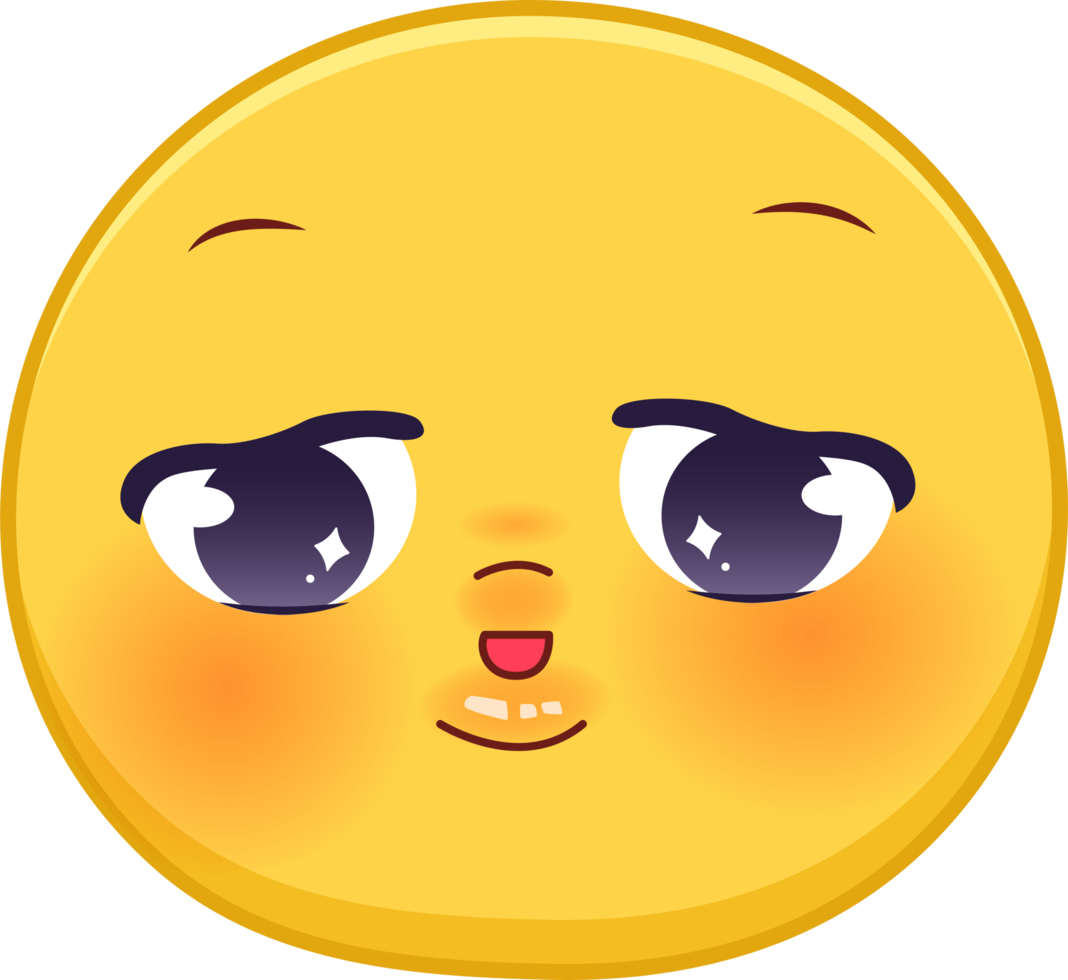 cute expression of emotion png