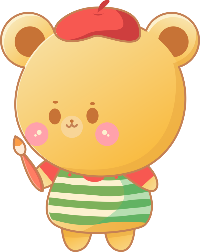 cute bear cartoon png