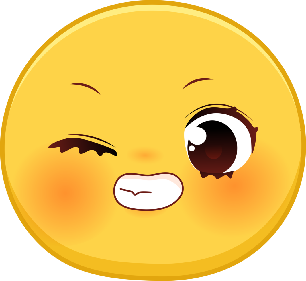 cute expression of emotion png