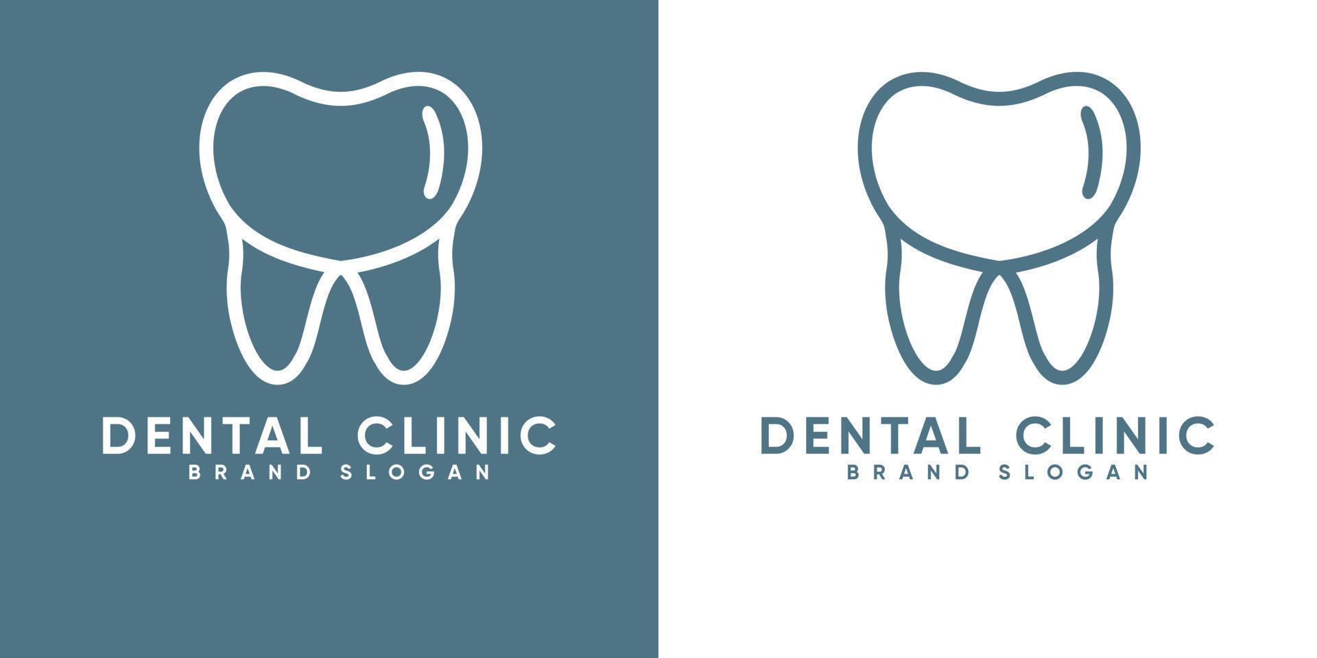 Dental clinic with modern style premium vector