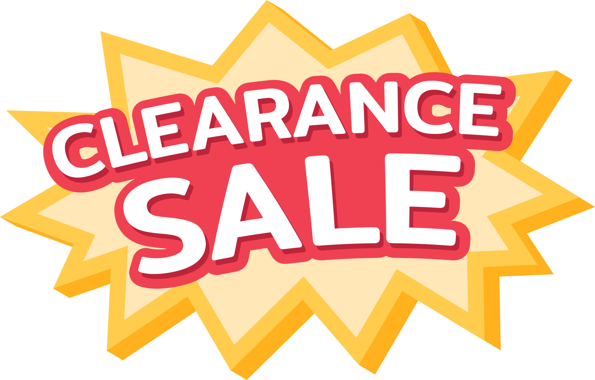 CLEARANCE ITEMS