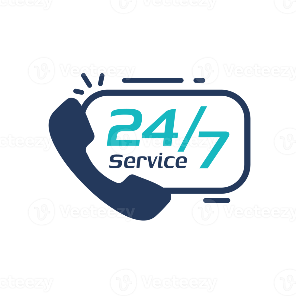 24 hour service icon.Speech bubbles. Phone support consulting customer problems. png