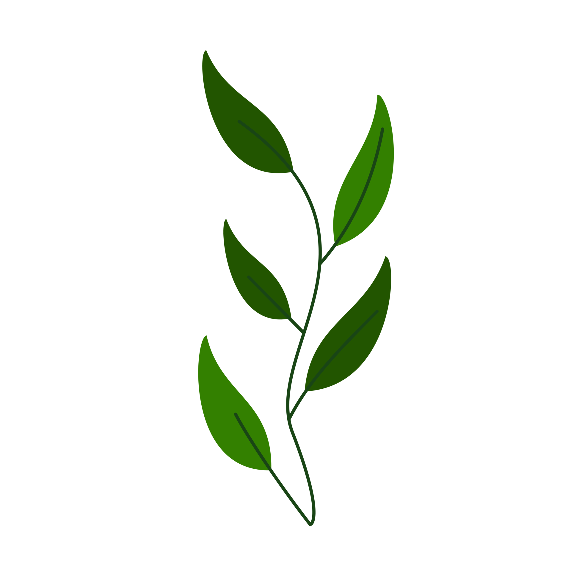 green leaves for design element 17350087 PNG