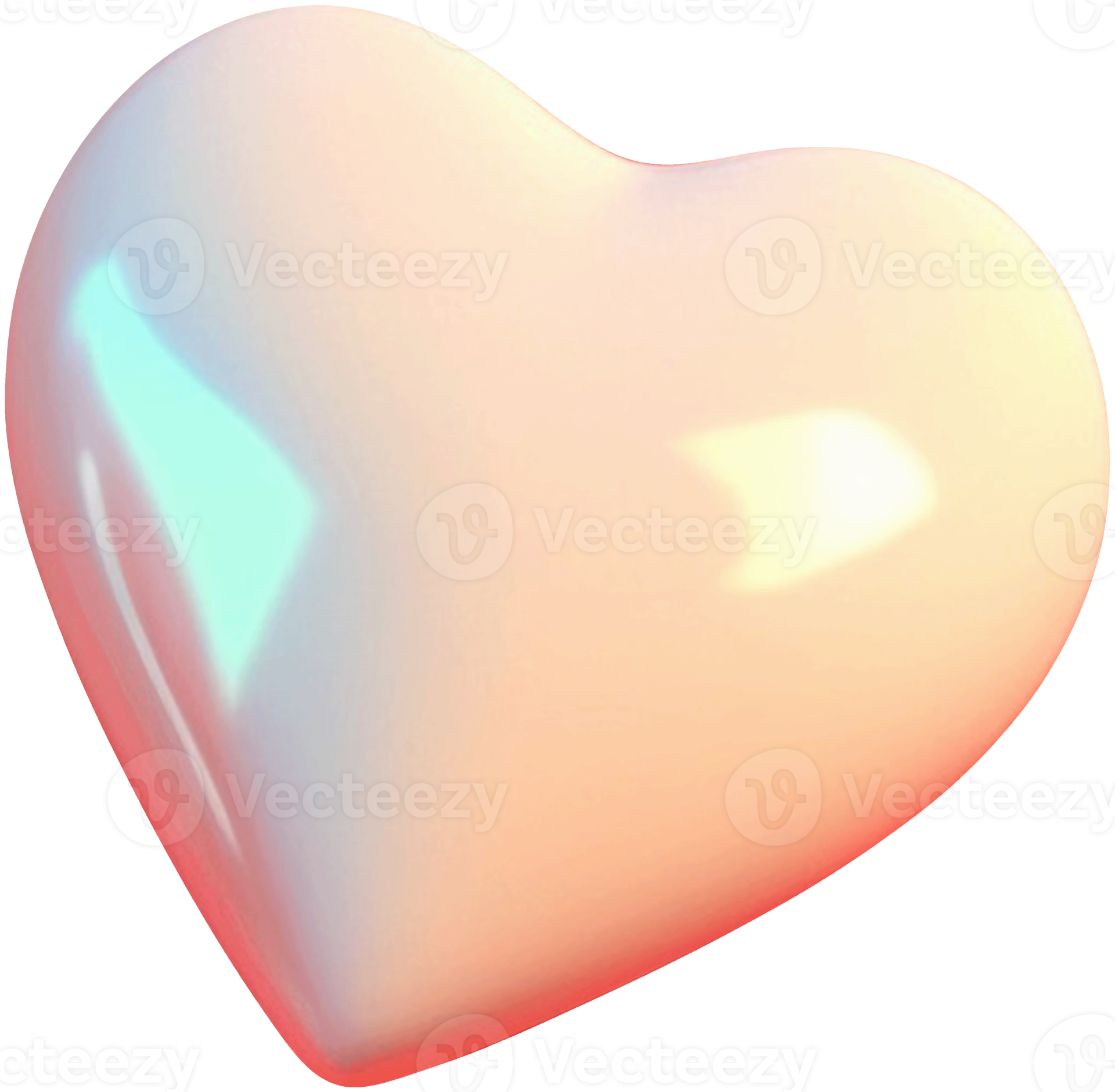 Free Sparkling and glitter 3d heart illustration 17350208 PNG with ...