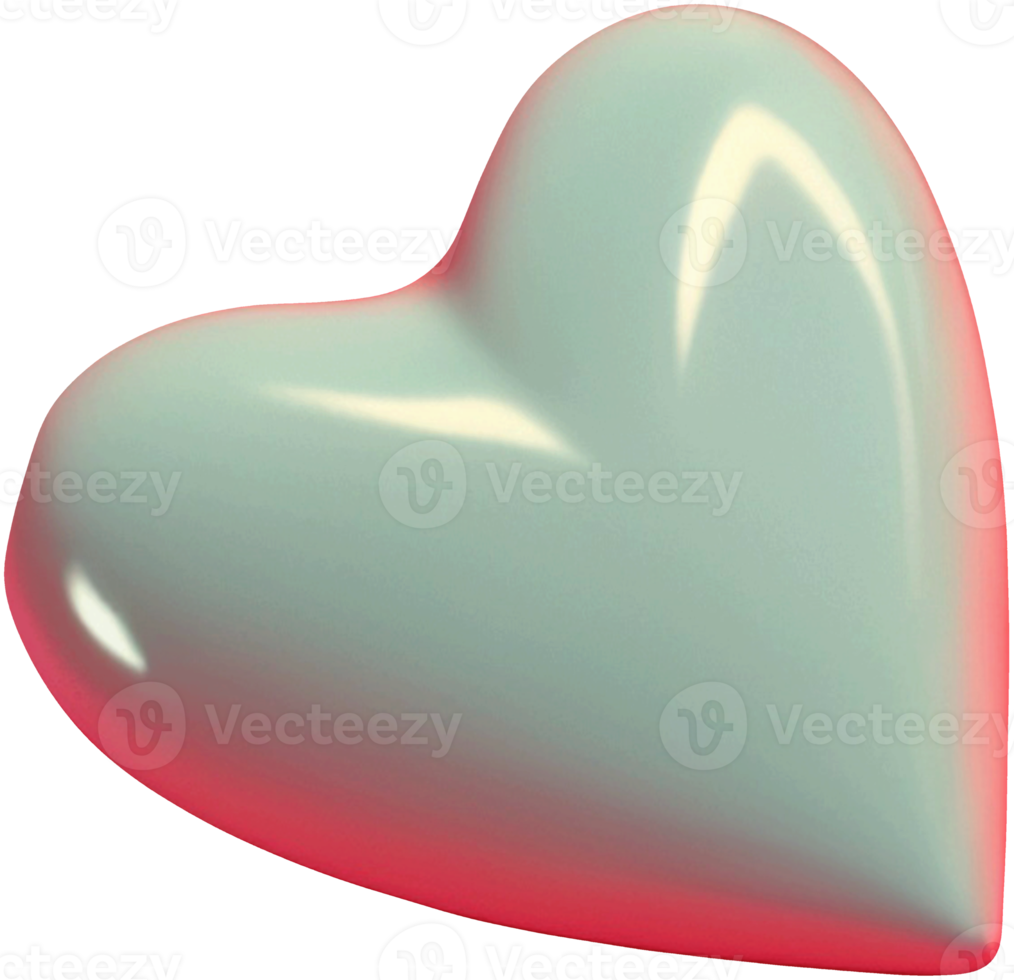 Free Sparkling and glitter 3d heart illustration 17350211 PNG with ...