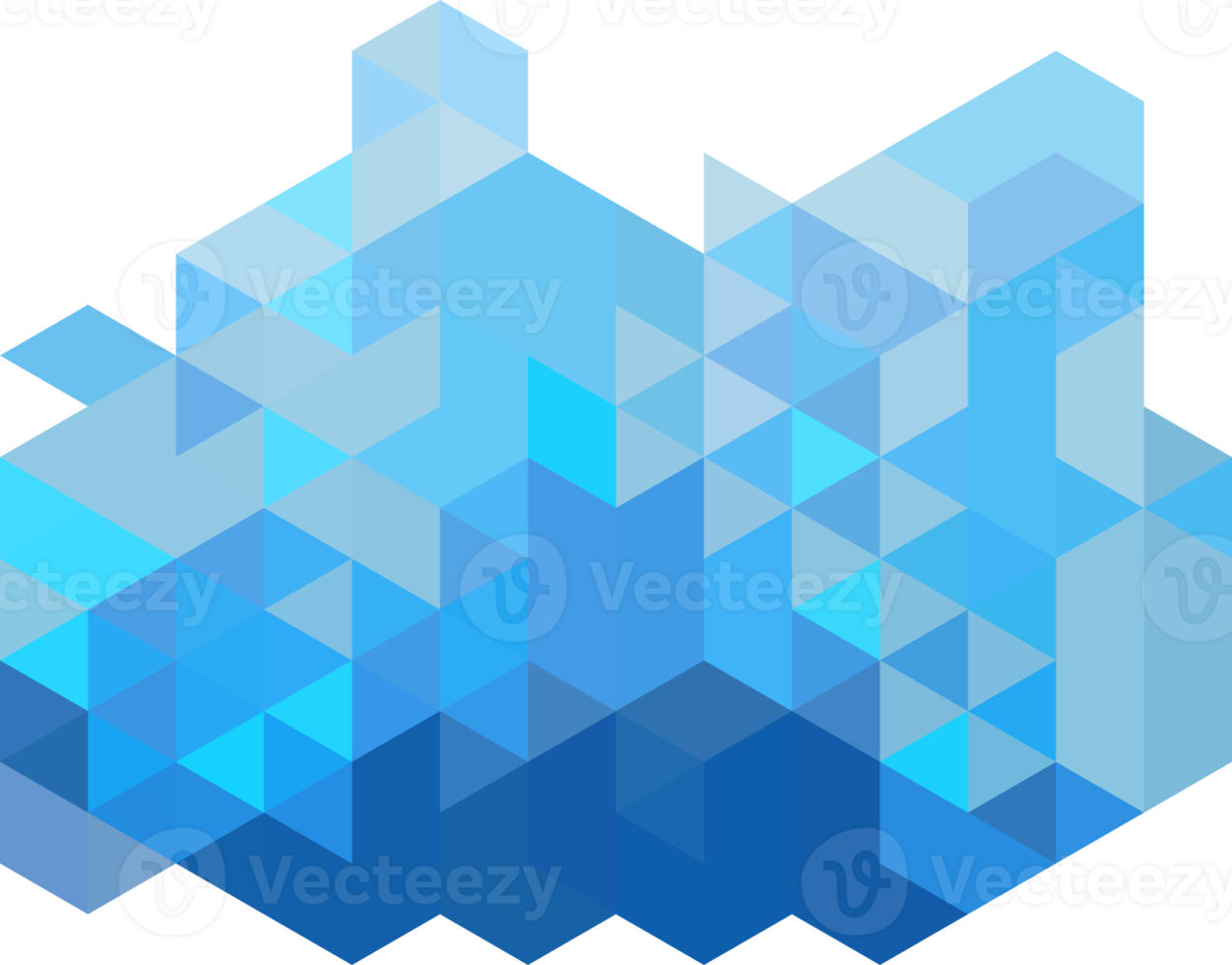 blue low poly pattern designs templates png