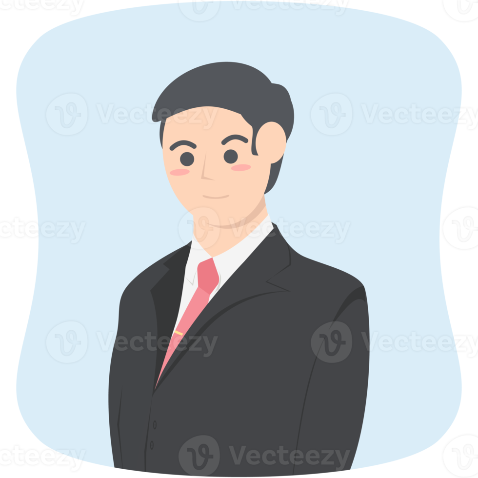 Professional Business Man Employment Avatar Character png