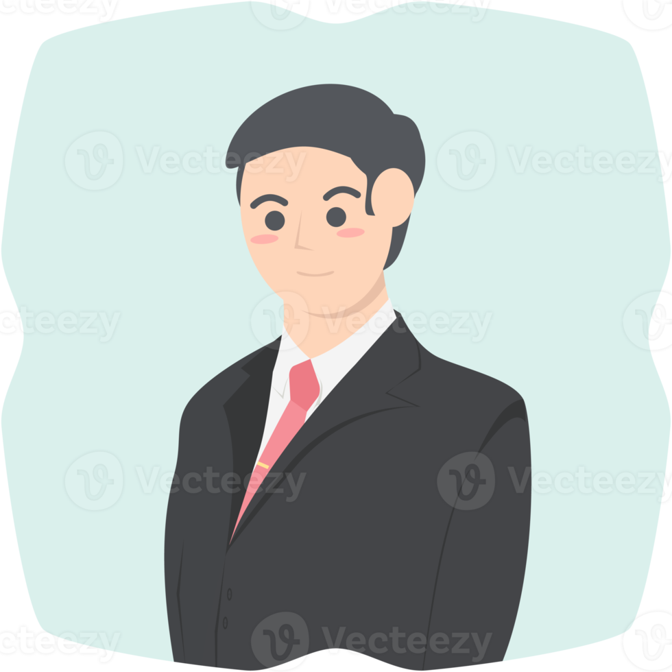 Professional Business Man Employment Avatar Character png