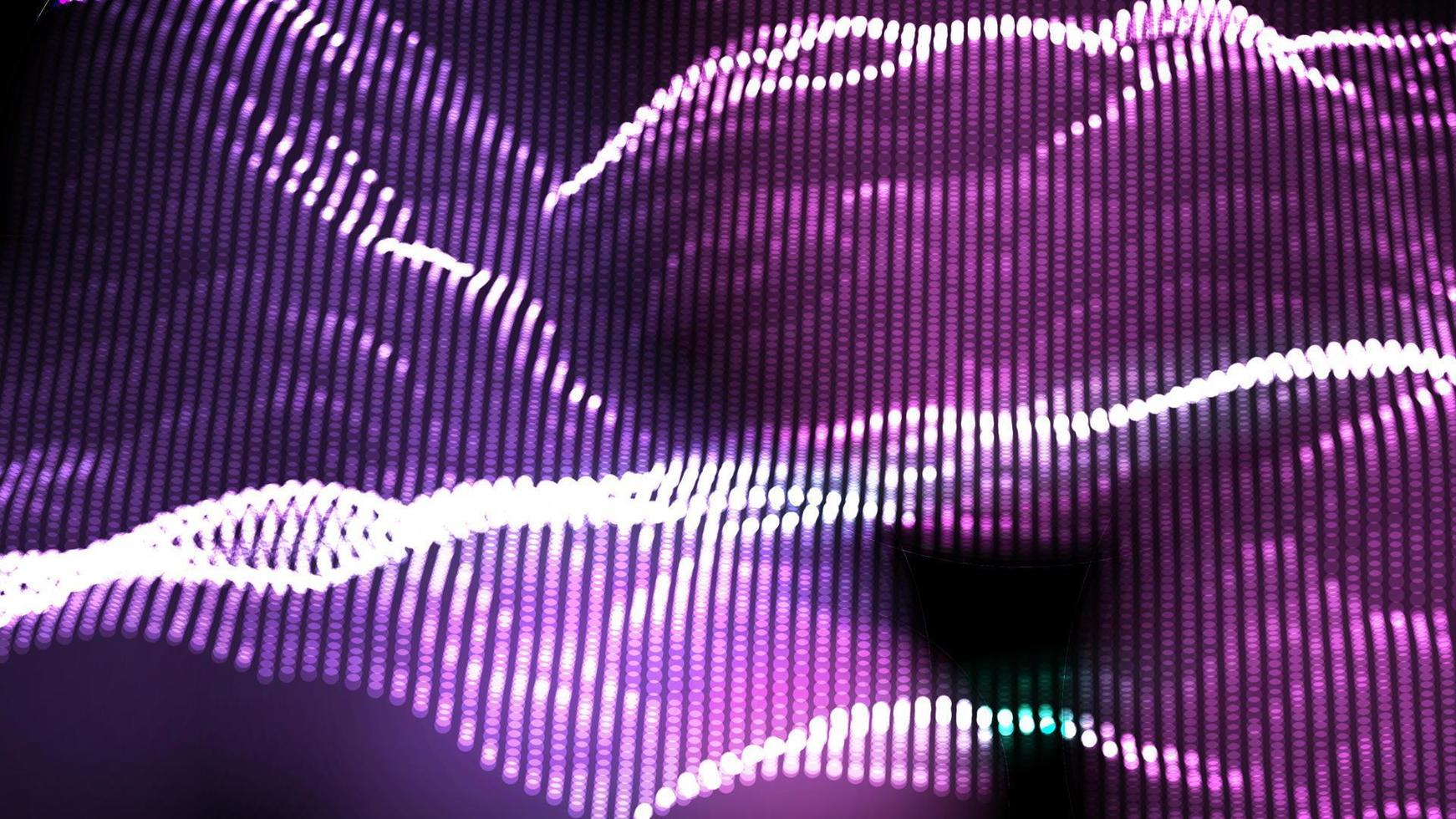 Music Background Vector. Dj Backdrop. Electromagnetic Code. 3D Illustration vector
