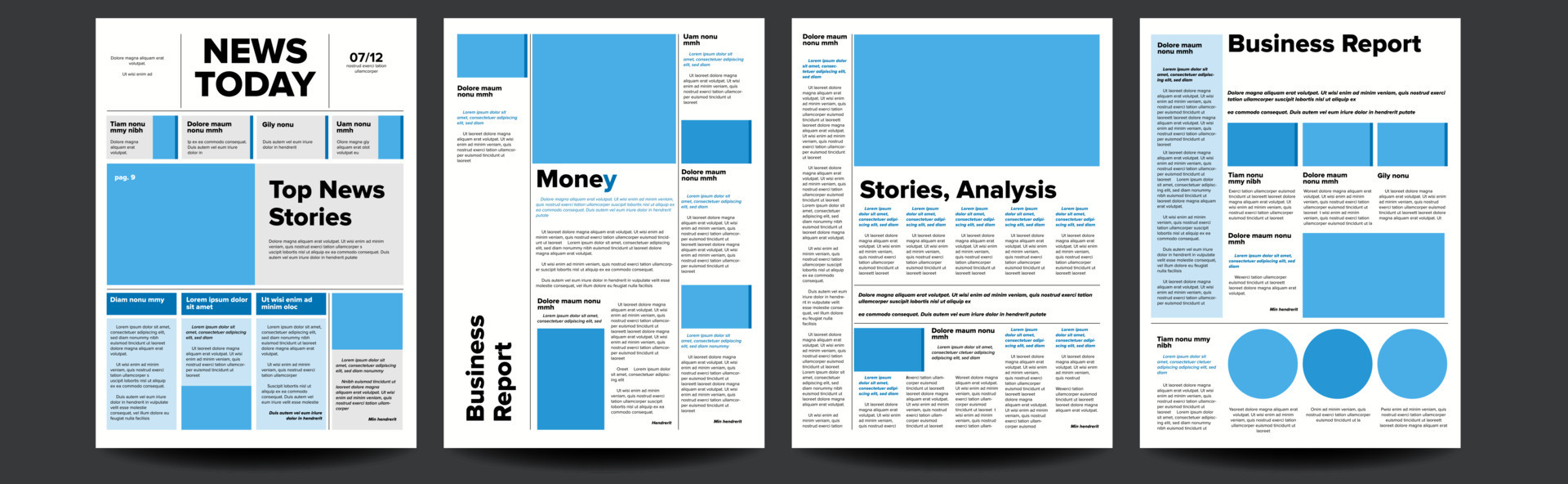 Modern Newspaper Layout at Susan Villanueva blog