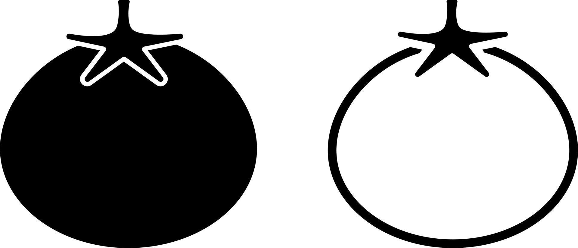 Tomato, icon vector. vector