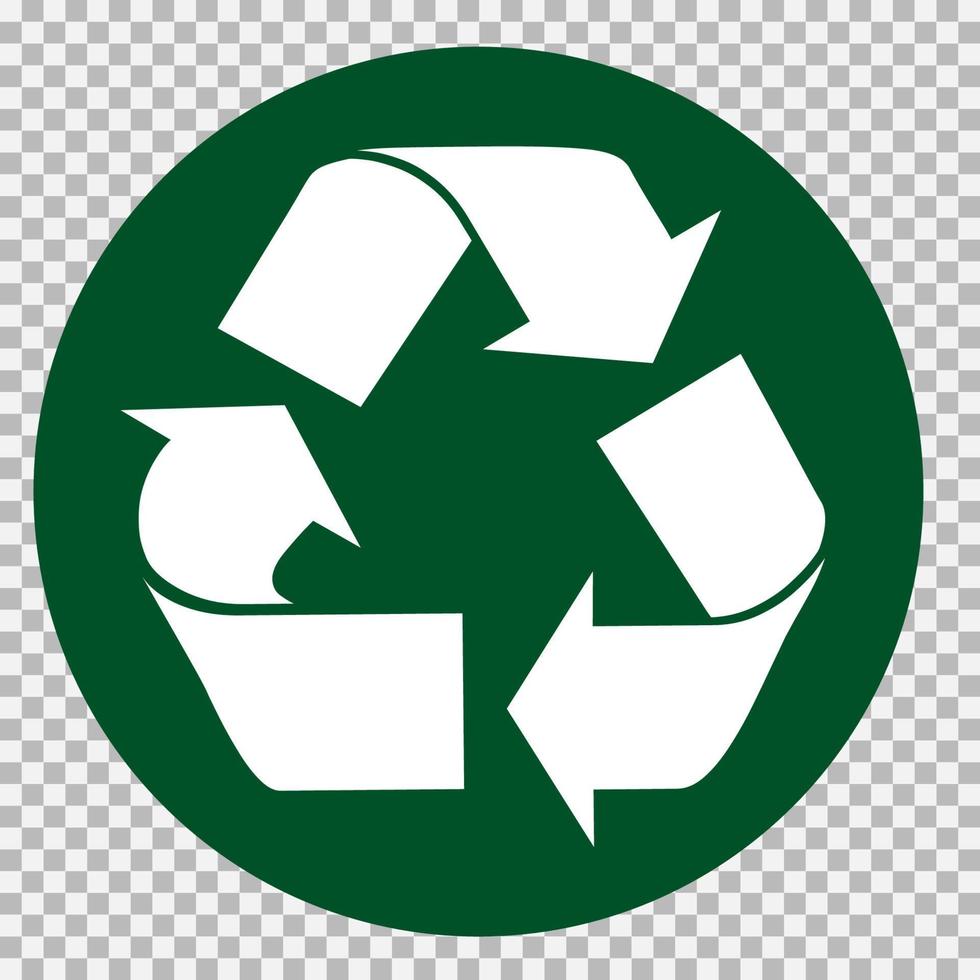 Set of vector universal recycling symbols.