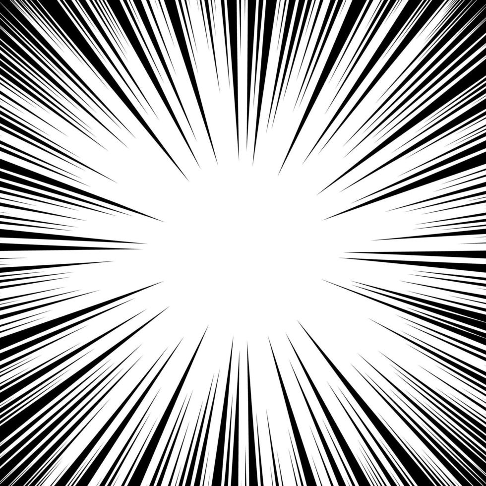 Manga Speed Lines Vector. vector