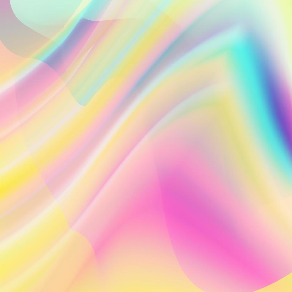 Holography Background Vector. Abstract Holographic. Iridescent Foil. Creative Design Illustration vector