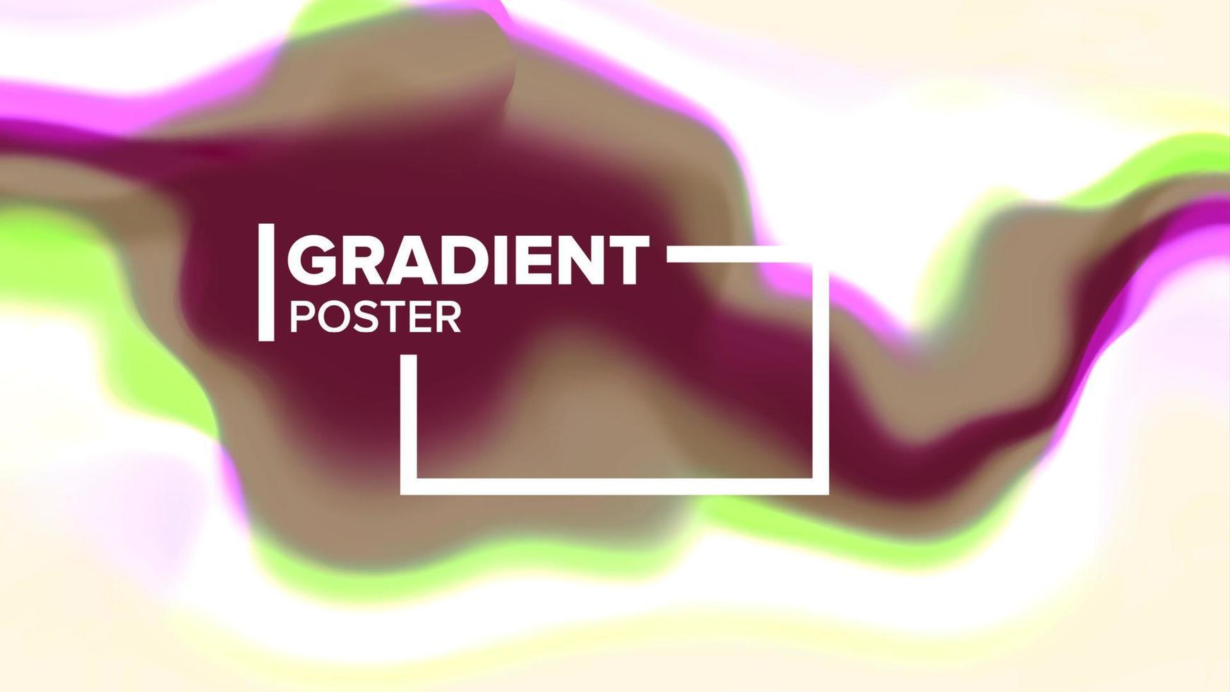 Gradient Fluid Background Vector. Dynamic Layout. Modern Flow. Motion Backdrop. Liquid Design Illustration vector