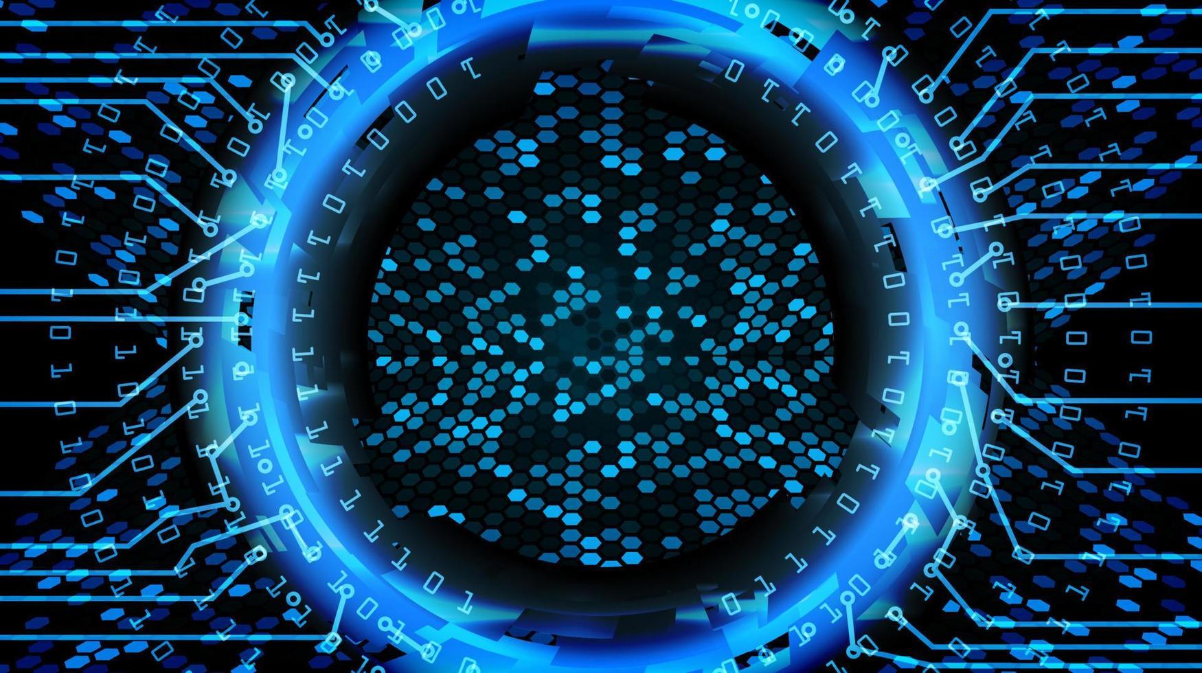 Future Technology Cyber Concept Background. Abstract Security Print