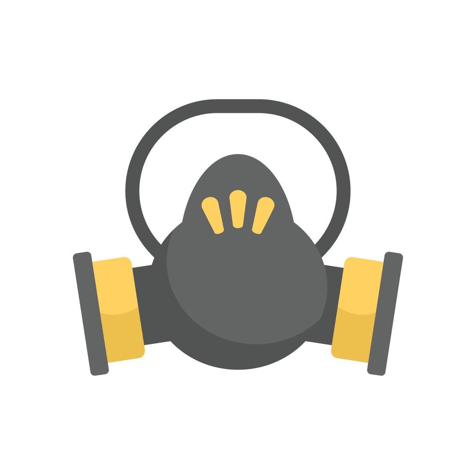 Disinfection mask icon, flat style vector