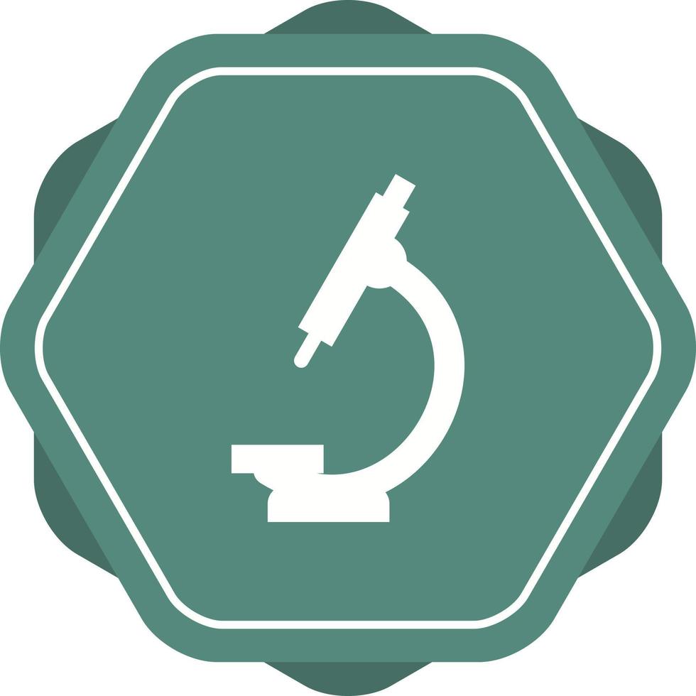 Unique Microscope Vector Glyph Icon