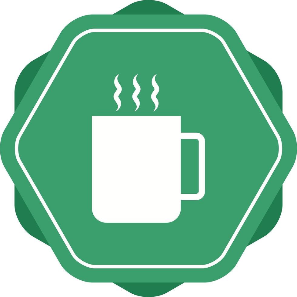 Unique Tea Vector Glyph Icon
