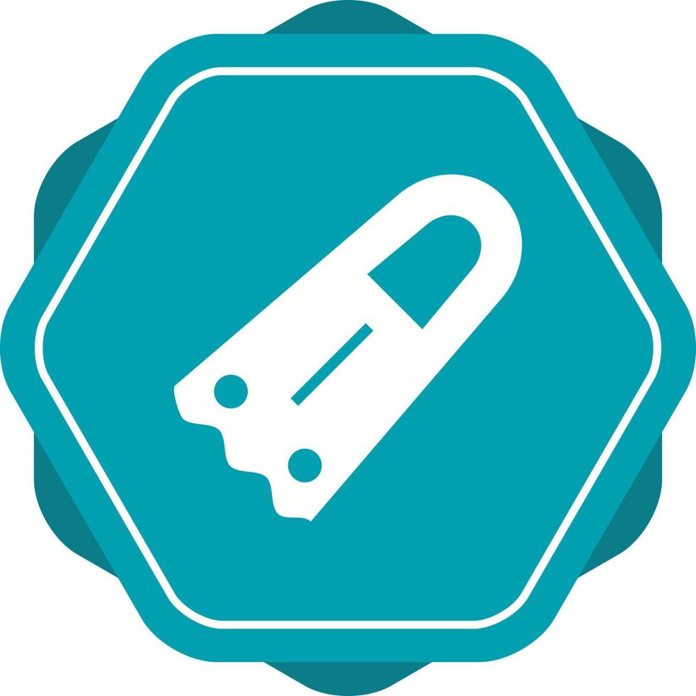 Unique Fins Vector Glyph Icon