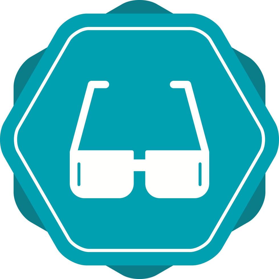 Unique Sunglasses Vector Glyph Icon