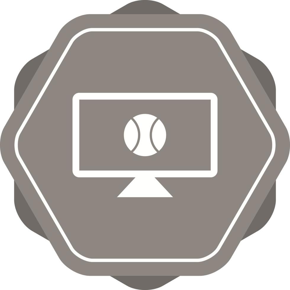 Unique Sport News Vector Glyph Icon