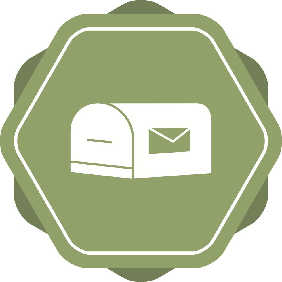 Unique Letterbox Vector Glyph Icon